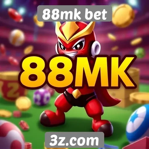 Variedade de jogos disponíveis no 88mk bet